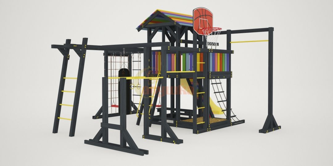 Детская площадка Савушка 2 BLACK